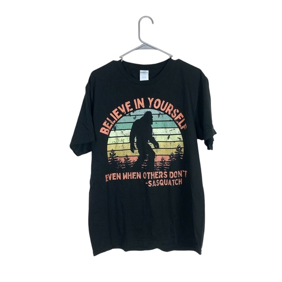 Port and Company Other - Big foot believe in yourself humorous graphic tee size large unisex